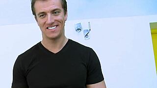 Two men engage in hardcore homosexual sex.