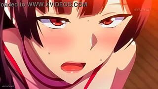 Hentai hardcore action unfolds in anime Ajisai scene.