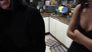 Lesbian Orgasm in Ted's Mansion with Big Tits and Pussy