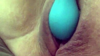 Her pussy's dripping all over that vibrator during masturbation 😏