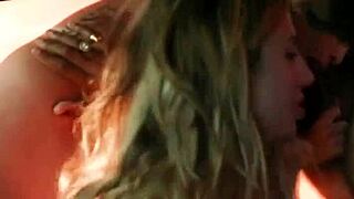 Girls fuck passionately inside the van