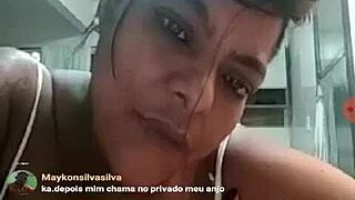 Brazilian bbw teaser 3 with big tits and webcam show