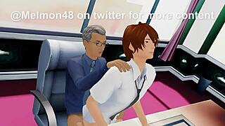 dean's pet femboy getting fucked by the school dean