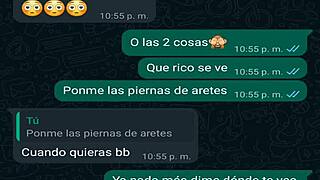 uhh la puta vero, amiga de mi novia, txt me