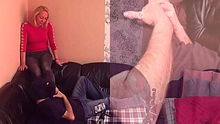 I Worship Her Feet On The Couch