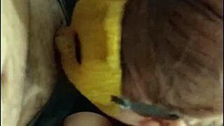 after school i give oral to my friend and he takes advantage, shoving it down my throat.