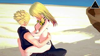 marin kitagawa from my dress-up darling has uncensored anime sex with big ass and tits