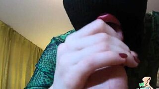 Neighbor sucks my monster cock and swallows cum