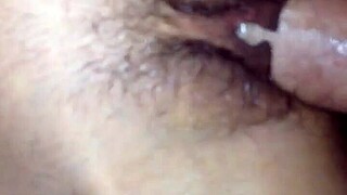Her wife's pussy squirted all over during intense play