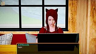 In my new family, the redhead with small tits joins us