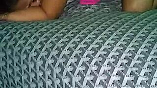 wife whore intensely enjoys anal sex with creampie and squirting