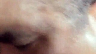 Hot Latina gives deepthroat to black shemale