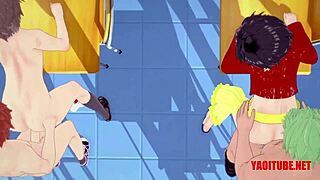 Yaoi Mega Orgy Featuring Anime Characters