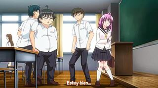 In this hentai anime, beautiful big tits captivate the viewer