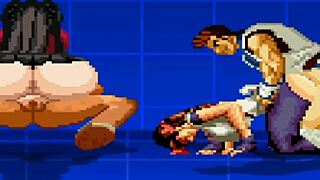 Yuri And Rin Engage In Hentai Anime Game Pleasures