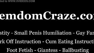 you are my fat fucking slave in femdom domination