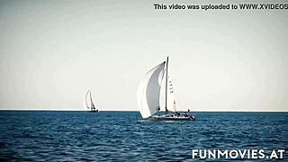 Blonde woman enjoys outdoor activities with companions