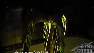 glowstick play with pretty areana fox backstage