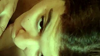 she rebels hard during intense deep throat session.