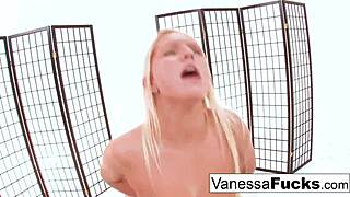 justice pounds cute little vanessa in a hot blowjob and cumshot scene 😍