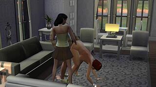 The Sims 4 - Introduced to My New Family Orgy