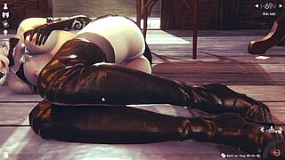 3D Simulated Asian Girl Teases in Hot Hentai Action