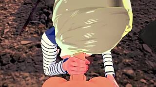 Android Number 18 Sucking and Getting Fucked in Different Positions POV Dragon Ball Z Part 1!