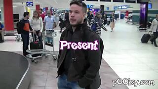 Katy in Sexy Dress Fucked Doggystyle in Stockings