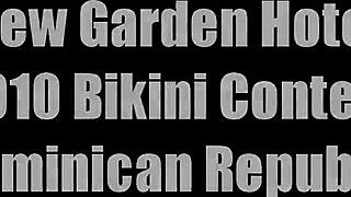 Amateur Dominican beauty contest at Hotel New Garden