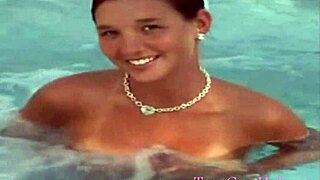 Big Tits By The Pool Sparkle In Bikini Tease