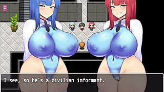 police twins ruri and sakura hunt criminals in hentai