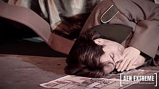 Pornstar Lisa Rose Walks Her Beat And Gets Tag Teamed By Two Guys