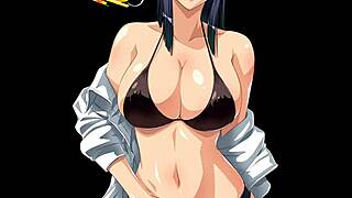 Nico Robin Gives French Jerk Off Instructions In French.