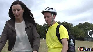 Mature Brit in Stockings Sucks for Messy Facial