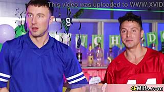 Free use fuck day in stadium, we choose pretty blonde waitress