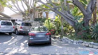 i watched lola fae get fucked outdoors by michael swayze's big cock, her small tits bouncing wildly