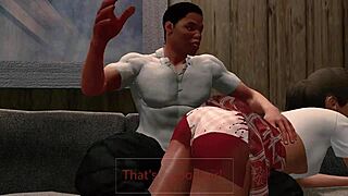 jack and emma getting spanked hard in that paradise setting