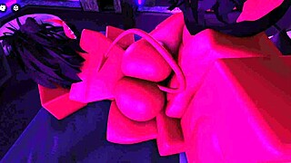 Demon girlfriend unleashes wild fun on Valentine's Day in Roblox