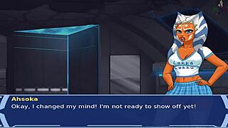 star wars orange trainer part 7: blowjob and handjob in slave costume 😈