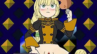 I flash my tits in this hentai anime