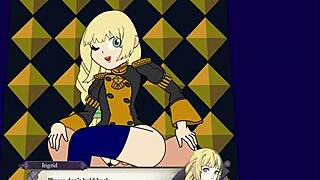 I flash my tits in this hentai anime