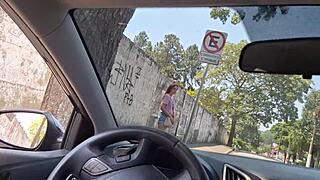 Risking a Handjob While Asking Hot Stranger for Directions