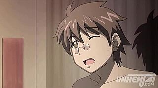 Step Mom Seduces Tiny 18+ Stepson with Huge Breasts in Uncensored Hentai