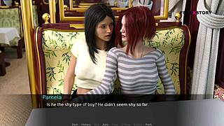 john exploring threesome with pamela and lizzie in dusklight manor