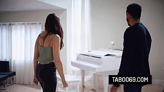 cheating wife katrina colt sneaks rough sex with husband's stepbrother