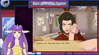 avatar trainer part 28 features royal handjob scene