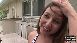 Black goddesses enjoy pool time with anal play and more