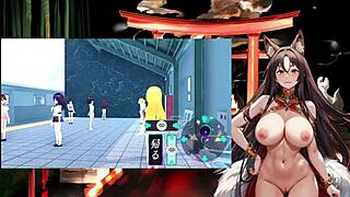 【夜狐こだま】爆走！「ぱこぱこ電車」実況プレイ！車内でエッチなお触りしまくるゾ～ - 切り抜き1 2