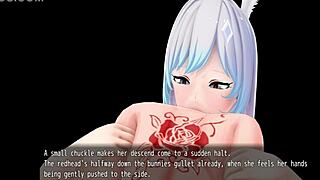 Vorealia Features Big Bunny Girl in Willing Digestion Scene