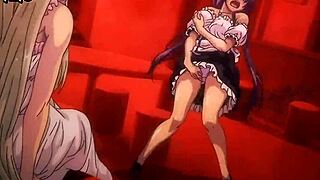 Cartoon porn with an orgy scene at a residence